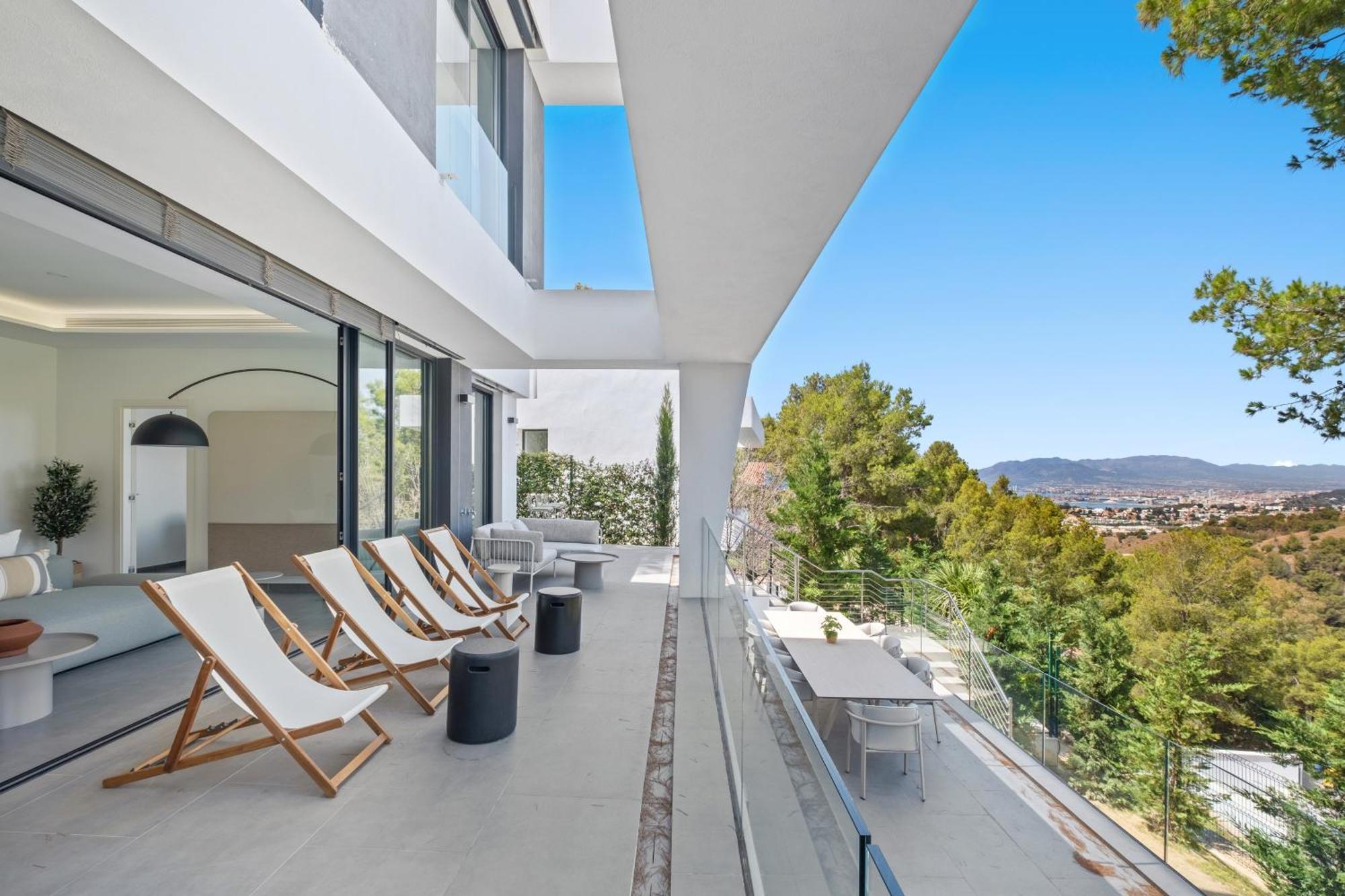 Villas Pinares De San Anton - Sea, City, Mountain, Views Málaga Exteriör bild